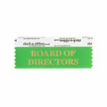 Board of Directors Green Award Ribbon w/ Gold Foil Imprint (4"x1 5/8")